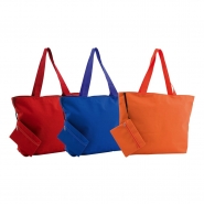Torba pla�owa / na zakupy z zapinanym portfelem (V8612-03)