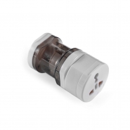 Uniwersalna wtyczka podr�na z p�przezroczystym etui (V3048-02)