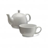 Zestaw do herbaty w pude�ku, ceramiczny czajnik i fili�anka do herbaty 350 ml (V5471-02)