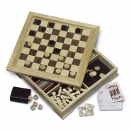 Zestaw 7 gier w drewnianym pude�ku (V6222-00)