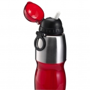 Bidon, butelka 800 ml ze sk�adan� s�omk� i wygodnym uchwytem (V6461-05)