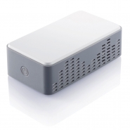 Uniwersalny g�o�nik z dwoma g�o�nikami 2.5W, umo�liwia pod��czenie telefonu kom�rkowego poprzez po�o�enie go na g�rze urz�dzenia wzmacniaj�cego d�wi�k (V3326-19)